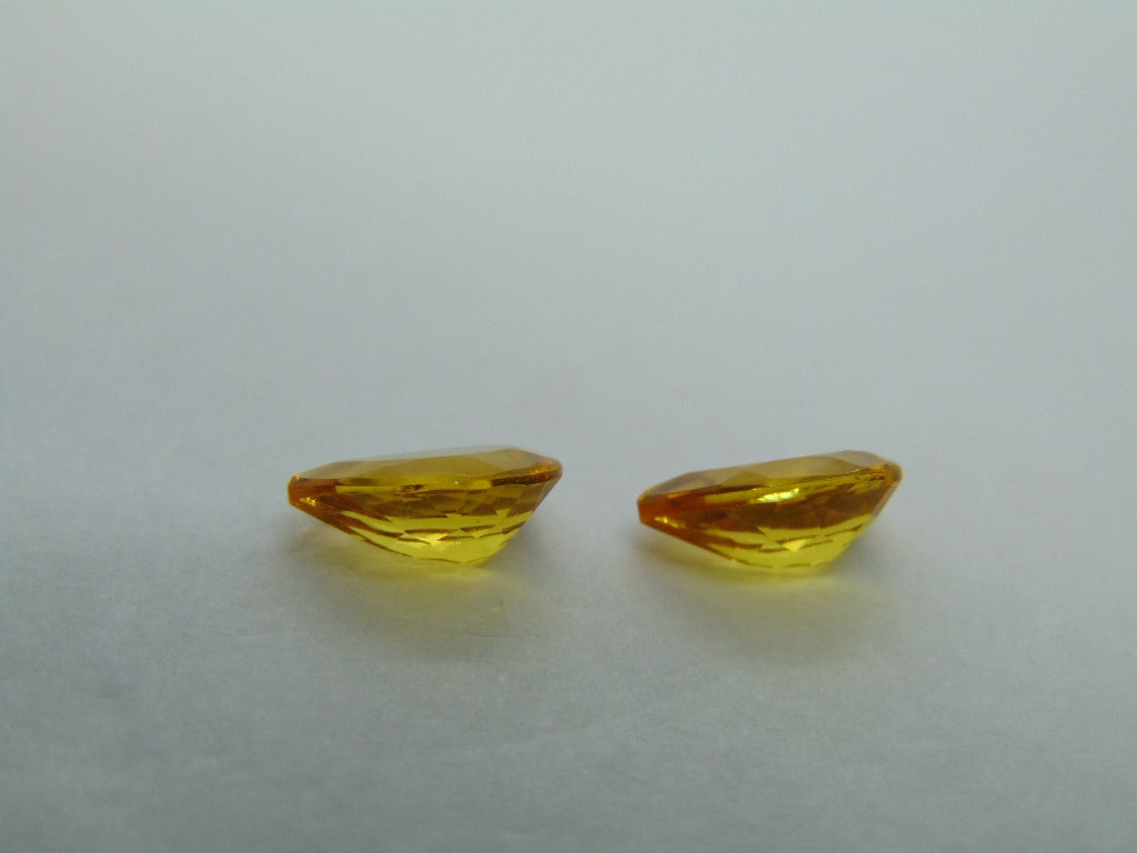 2,87ct Berilo Par 10x7mm