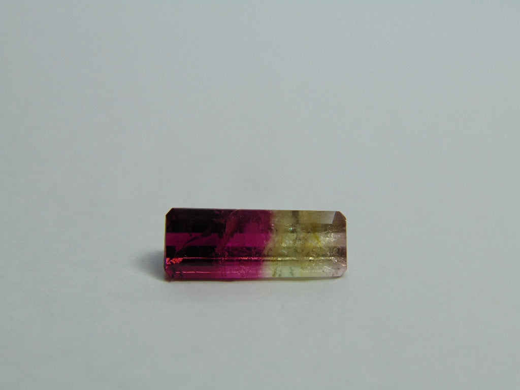 Turmalina Bicolor 3,75ct 15x9mm