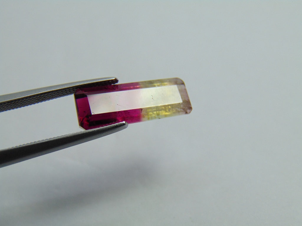 Turmalina Bicolor 3,75ct 15x9mm