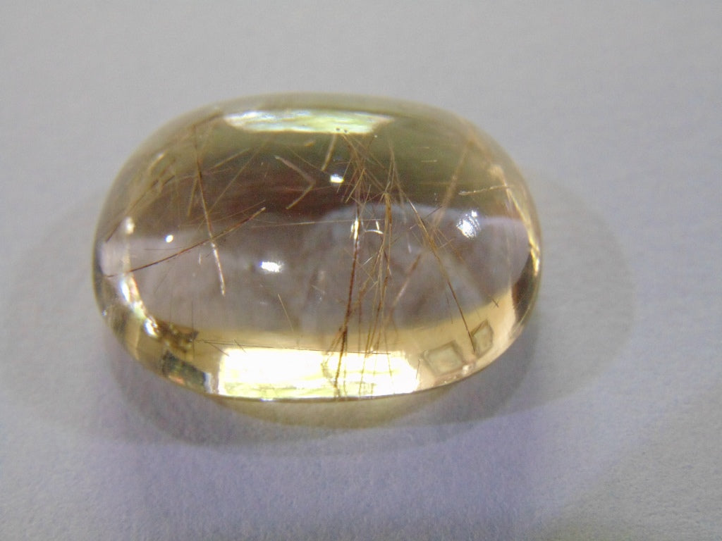 36.50ct Quartz With Rutile 26x19mm